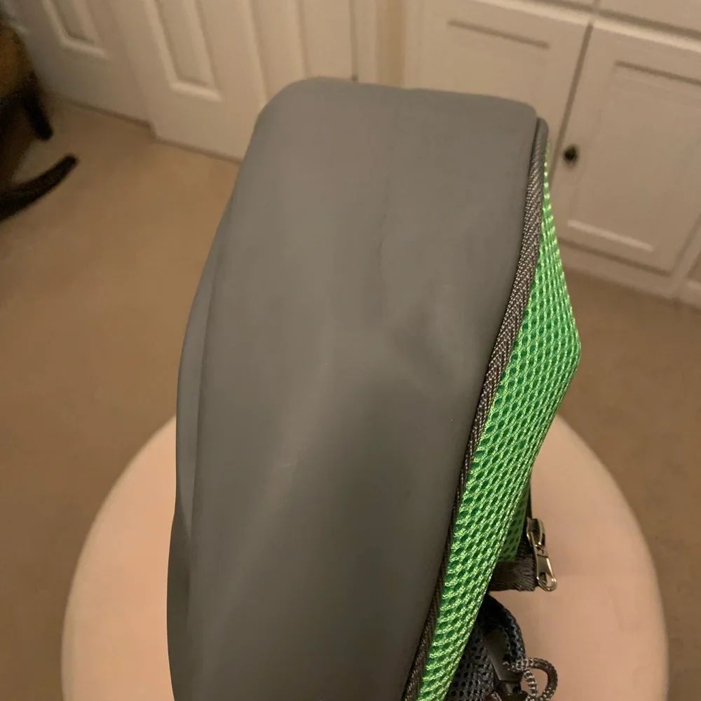 Stylish Green and Gray Men's Bag